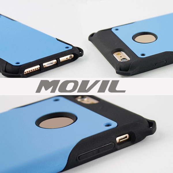 NP-2143 Combinación tpu   pc funda para Apple iPhone 6 plus-1